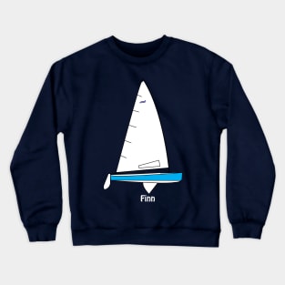 Finn Sailing Dinghy Crewneck Sweatshirt